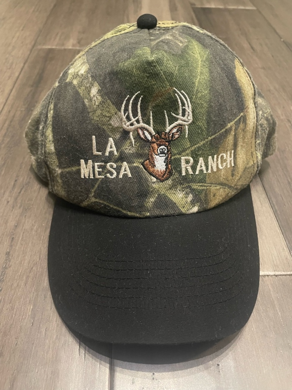 La Mesa Ranch Camouflage Deer Patch Cap - Green/Black